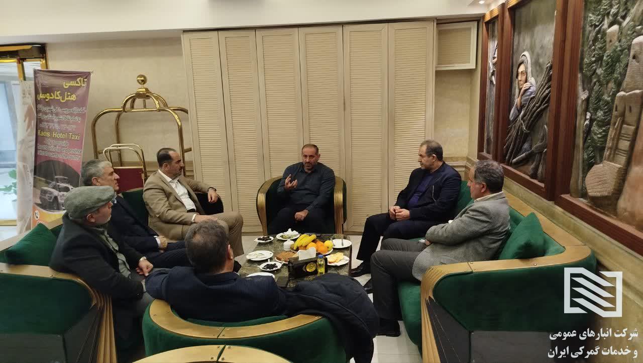 دومین سفر مدیرعامل شرکت انبارهای عمومی و خدمات گمرکی ایران به استان گیلان با هدف بررسی درصد پیشرفت کارگروه برنامه ریزی